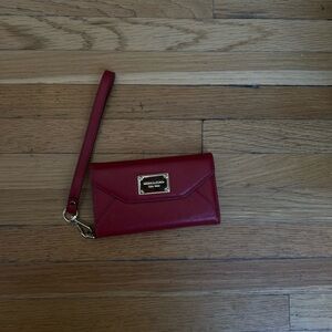 Michael Kors Red wallet /iPhone case